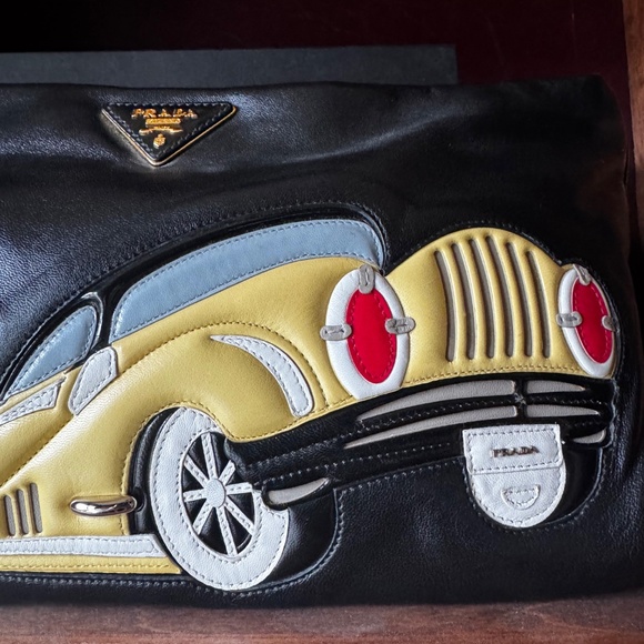 Prada 2012 Hot Rod  Collection Clutch  - Soft Nappa Leather - Runway Bag - Picture 5 of 15